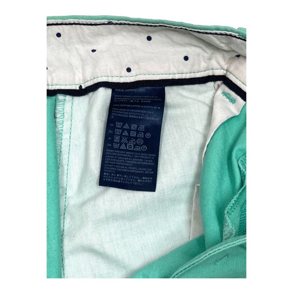 Tommy Hilfiger Chino Shorts Mint Green Size 4 - Picture 7 of 9